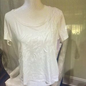 Elegant White Women's Top